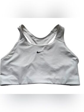 Nike Swoosh Medium-Support 1-Piece Pad Sports Bra BV3636 Women’s XL White